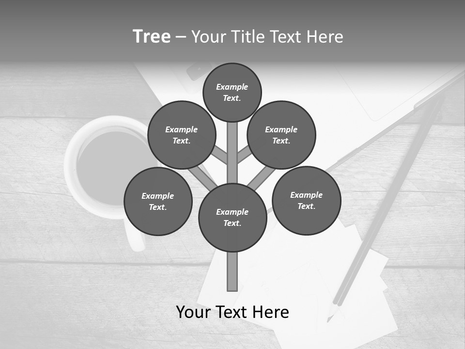 Coffee Drink Screen PowerPoint Template