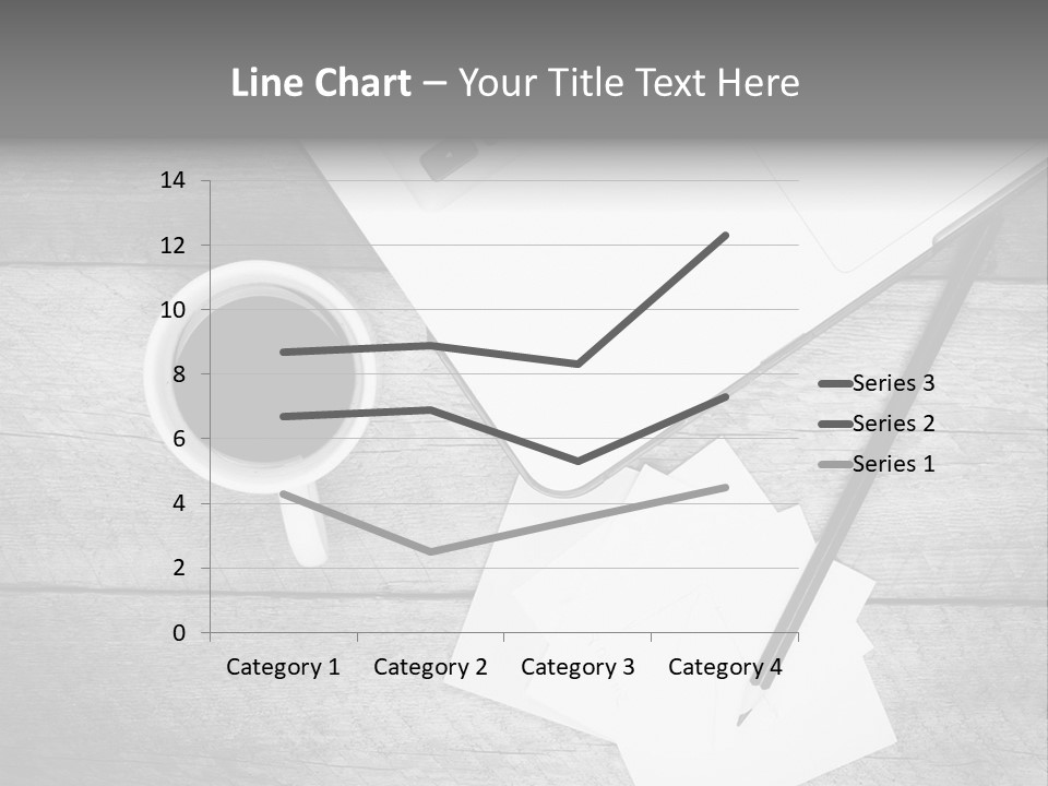 Coffee Drink Screen PowerPoint Template