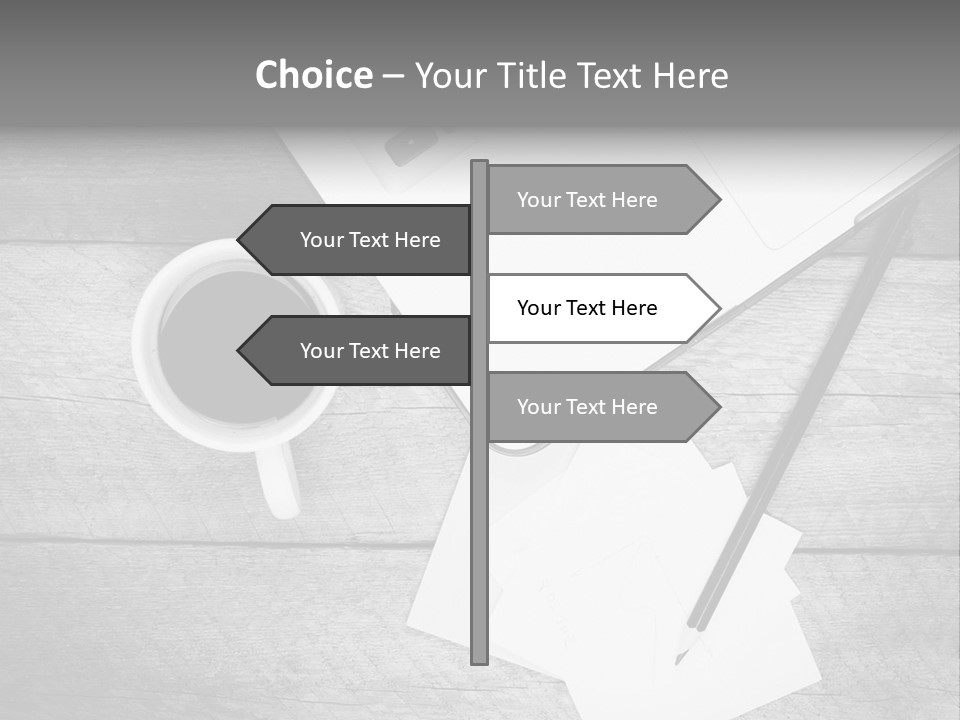 Coffee Drink Screen PowerPoint Template