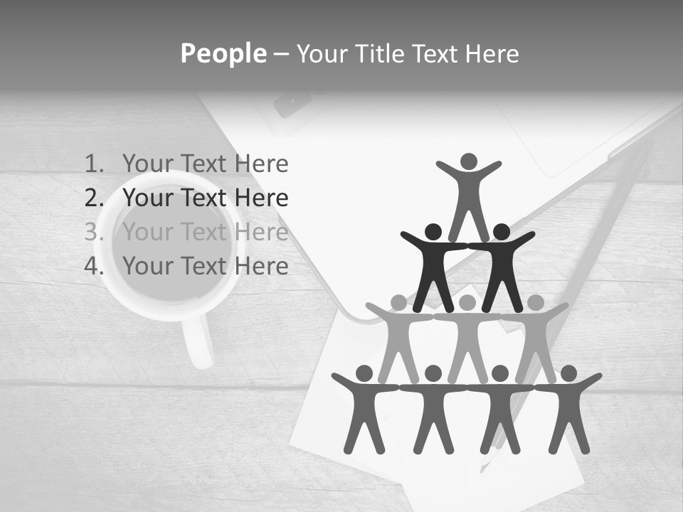 Coffee Drink Screen PowerPoint Template