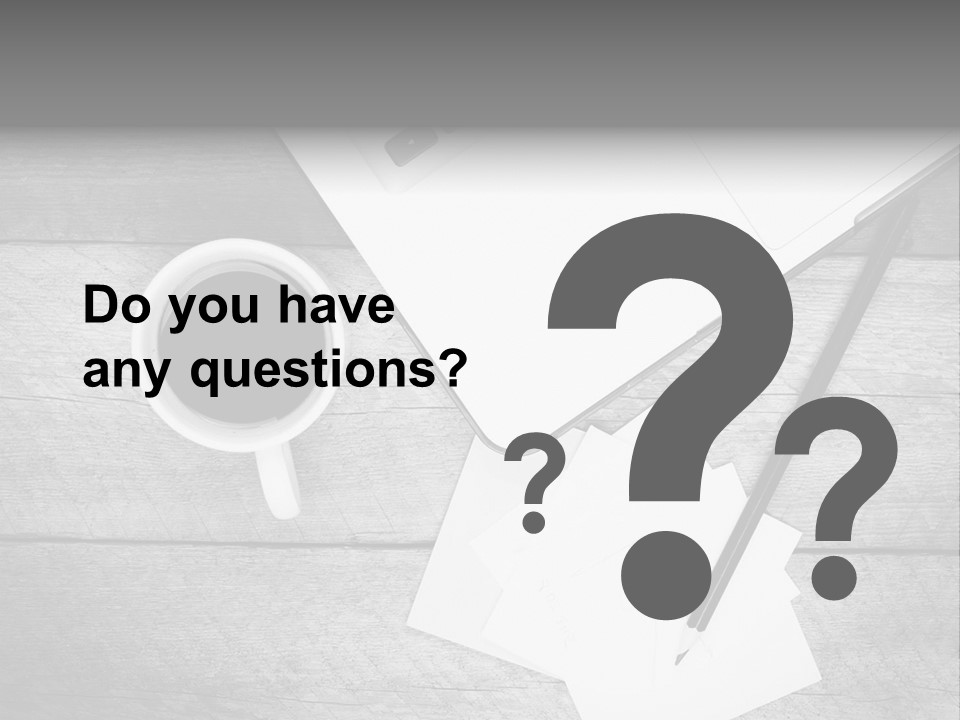 Coffee Drink Screen PowerPoint Template