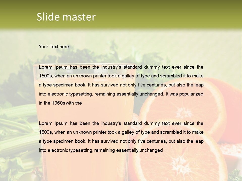 Yellow Ideas Green PowerPoint Template