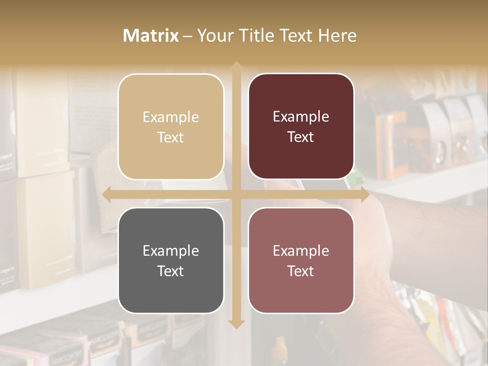 Mobilephone Box Grocery PowerPoint Template
