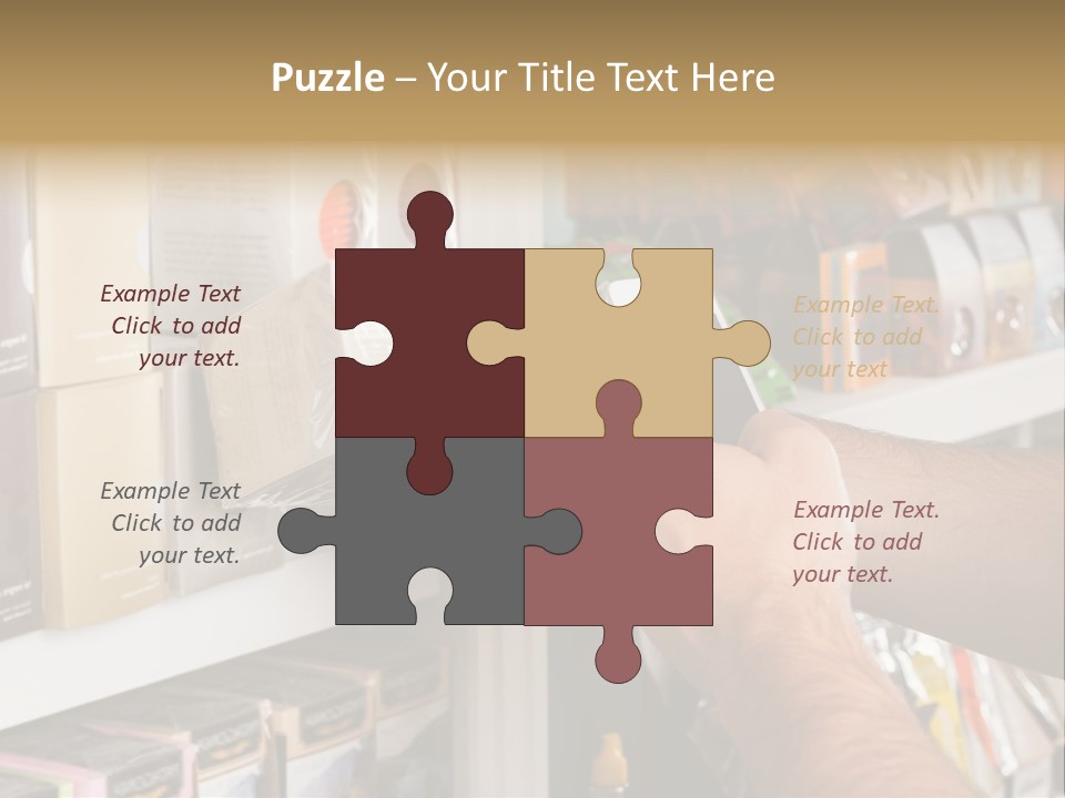 Mobilephone Box Grocery PowerPoint Template