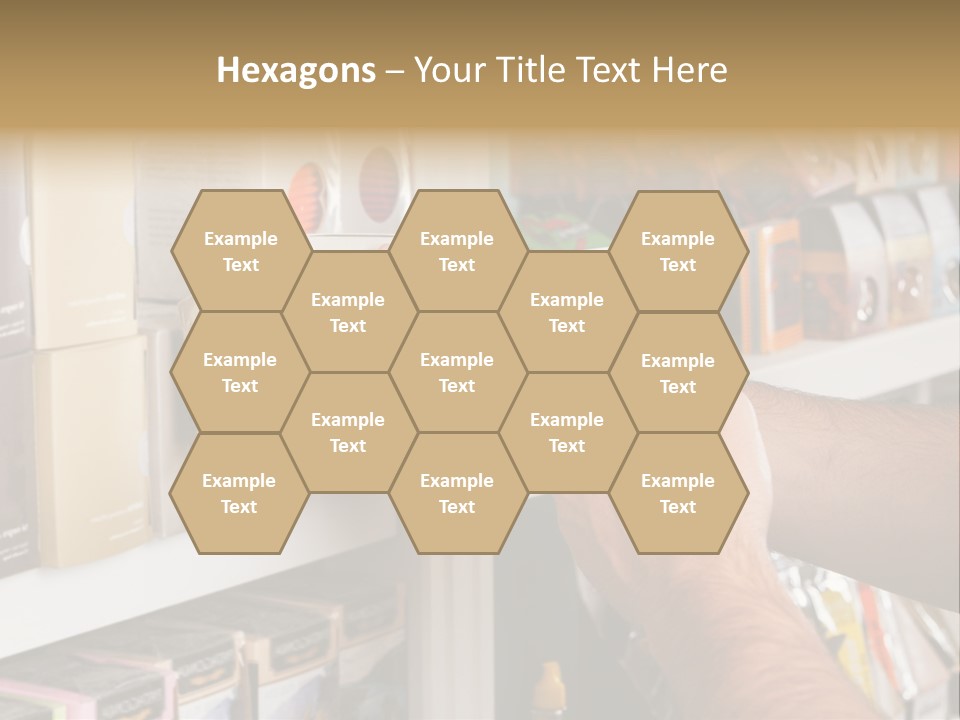 Mobilephone Box Grocery PowerPoint Template
