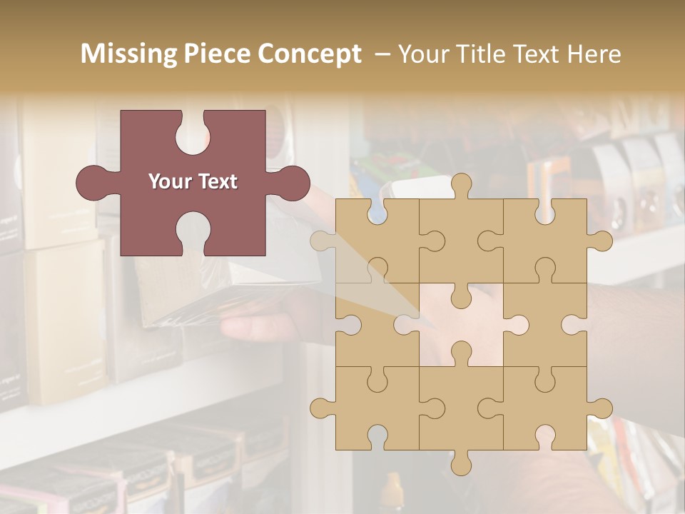 Mobilephone Box Grocery PowerPoint Template