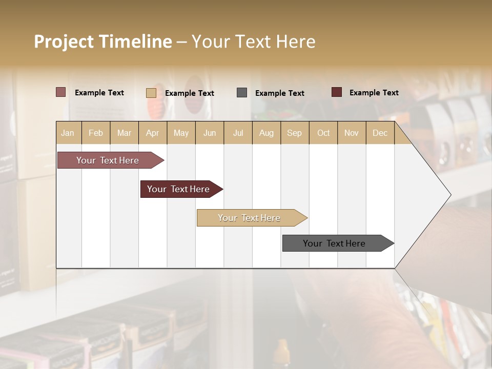 Mobilephone Box Grocery PowerPoint Template
