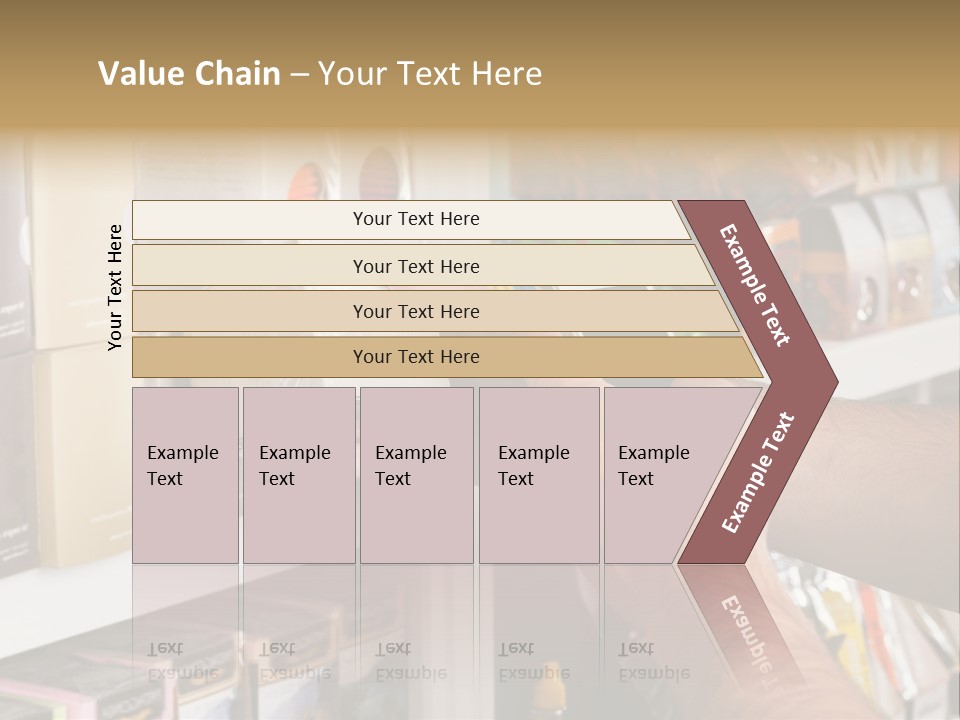 Mobilephone Box Grocery PowerPoint Template