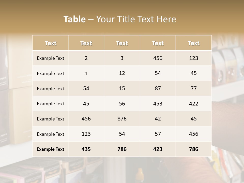 Mobilephone Box Grocery PowerPoint Template