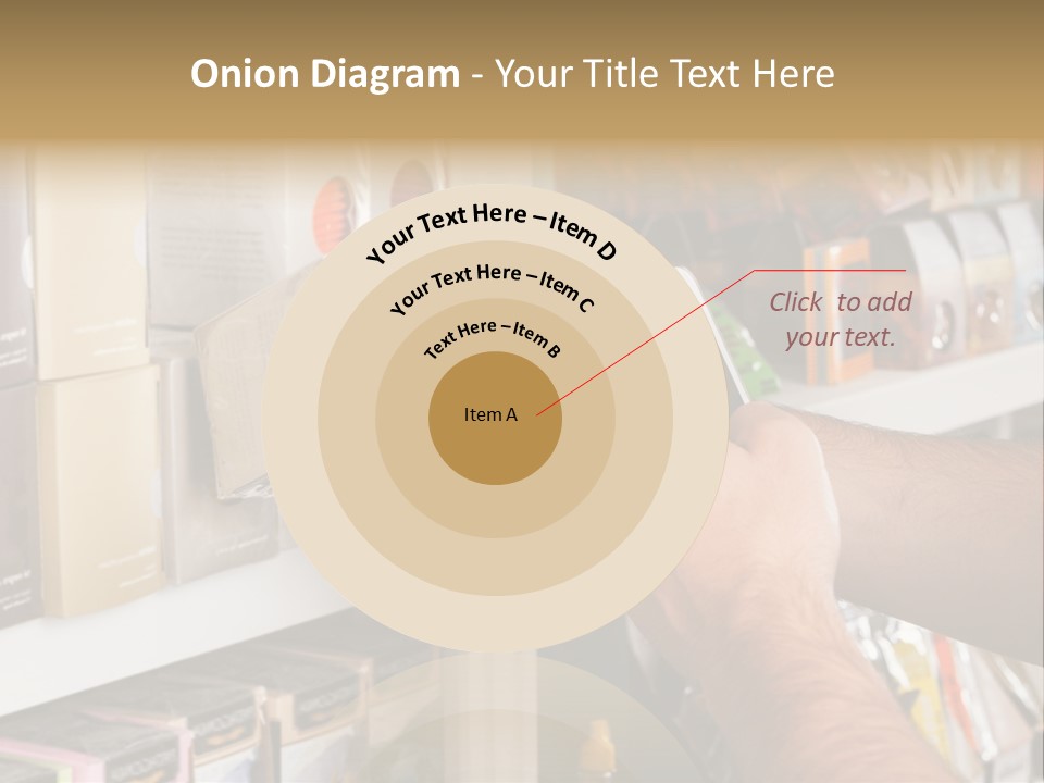Mobilephone Box Grocery PowerPoint Template