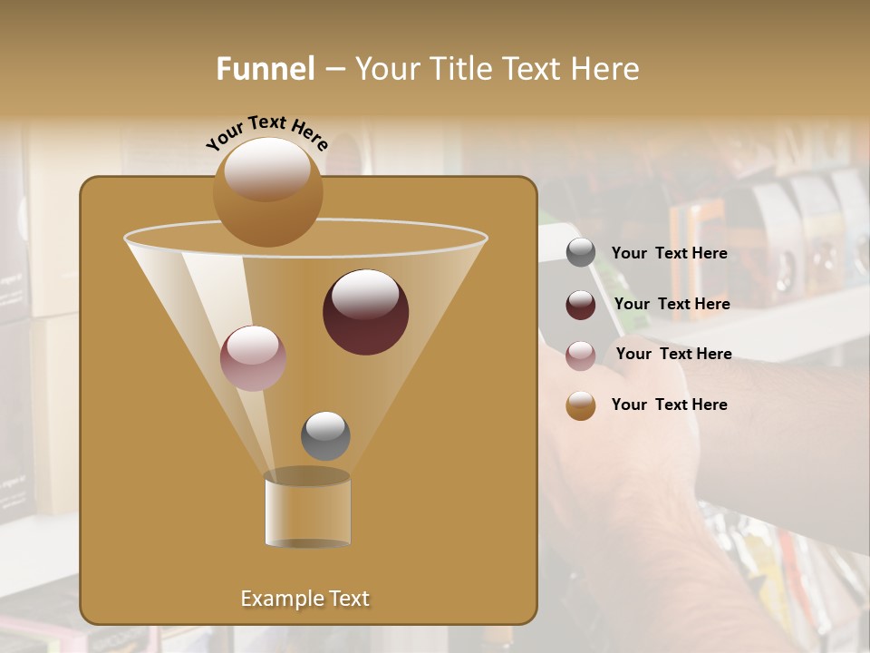 Mobilephone Box Grocery PowerPoint Template