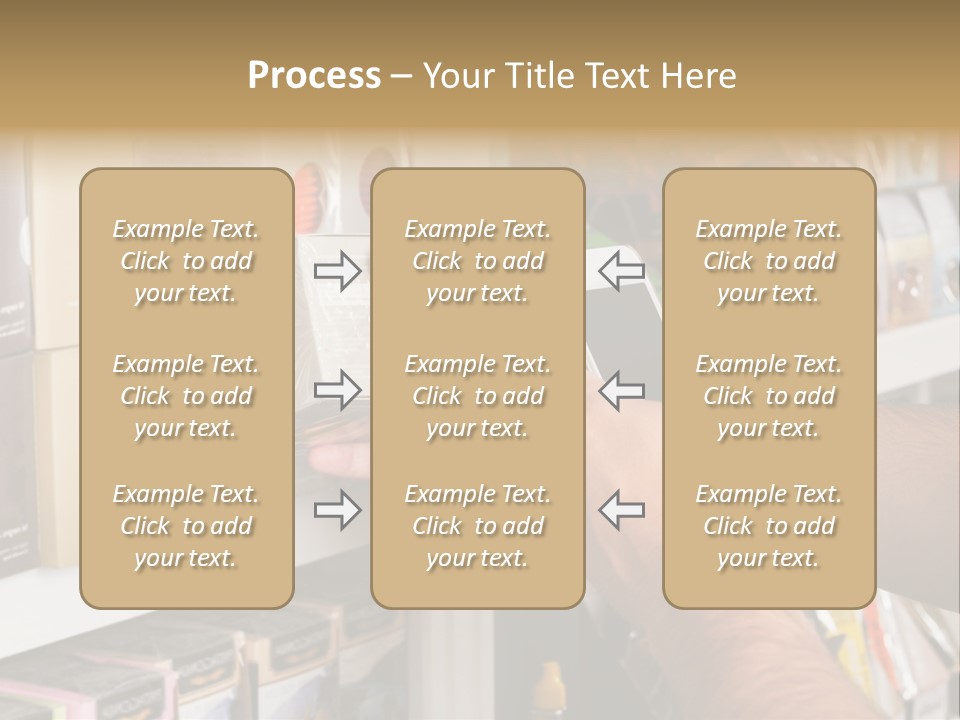 Mobilephone Box Grocery PowerPoint Template