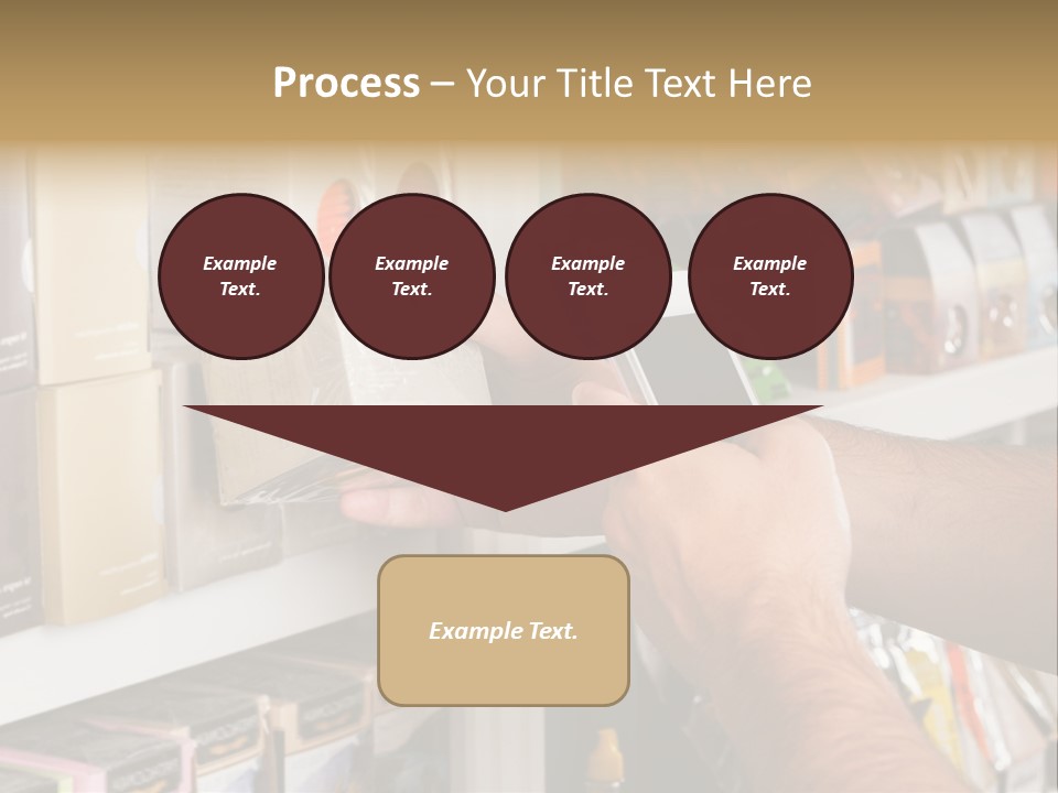 Mobilephone Box Grocery PowerPoint Template