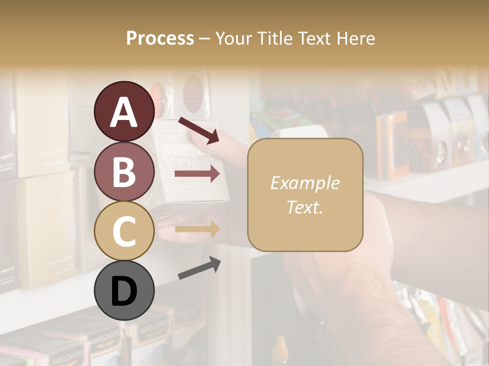Mobilephone Box Grocery PowerPoint Template