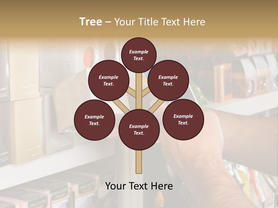 Mobilephone Box Grocery PowerPoint Template