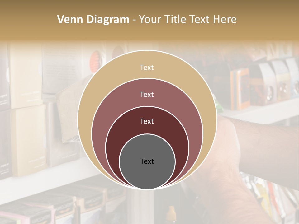 Mobilephone Box Grocery PowerPoint Template
