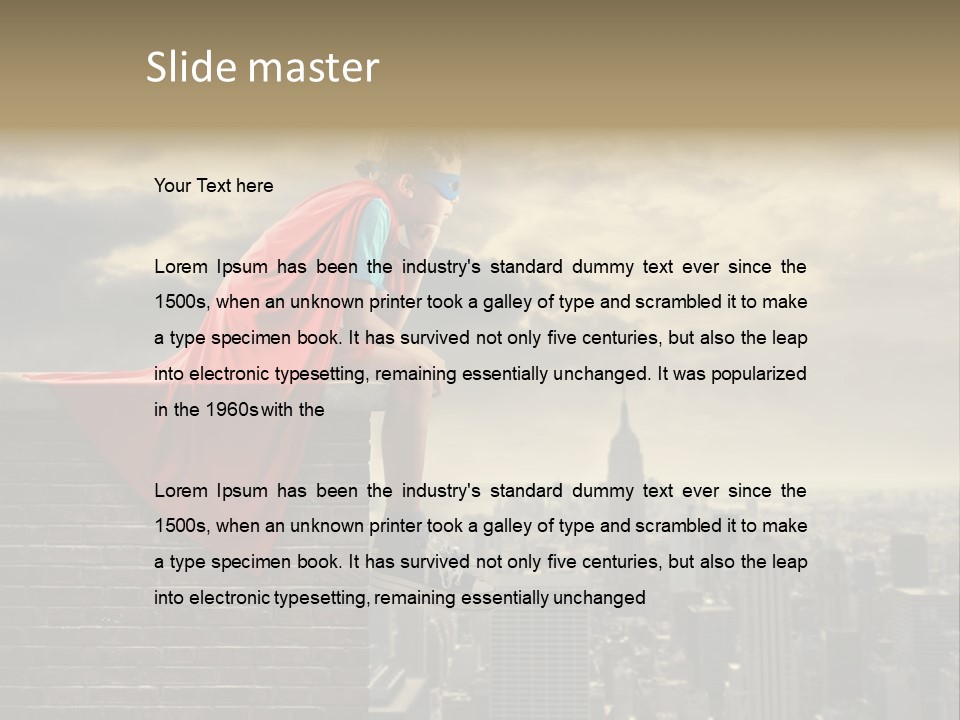 Fun Lifestyles Childhood PowerPoint Template