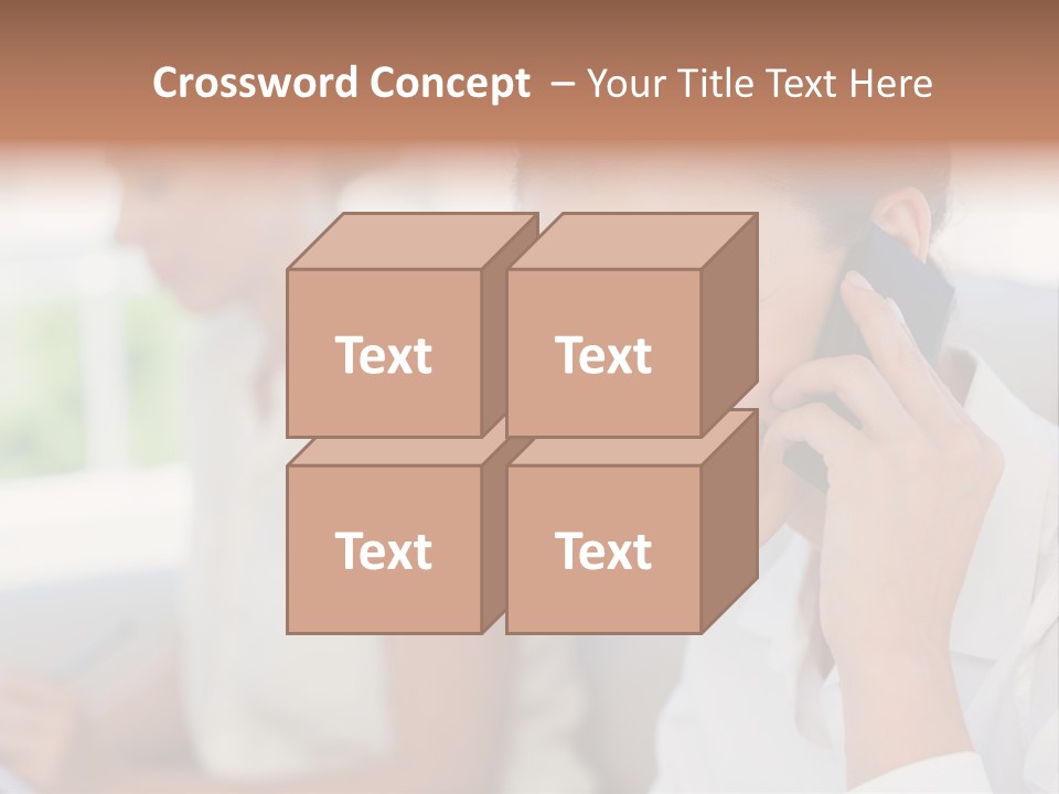 Happy Elegant Portrait PowerPoint Template