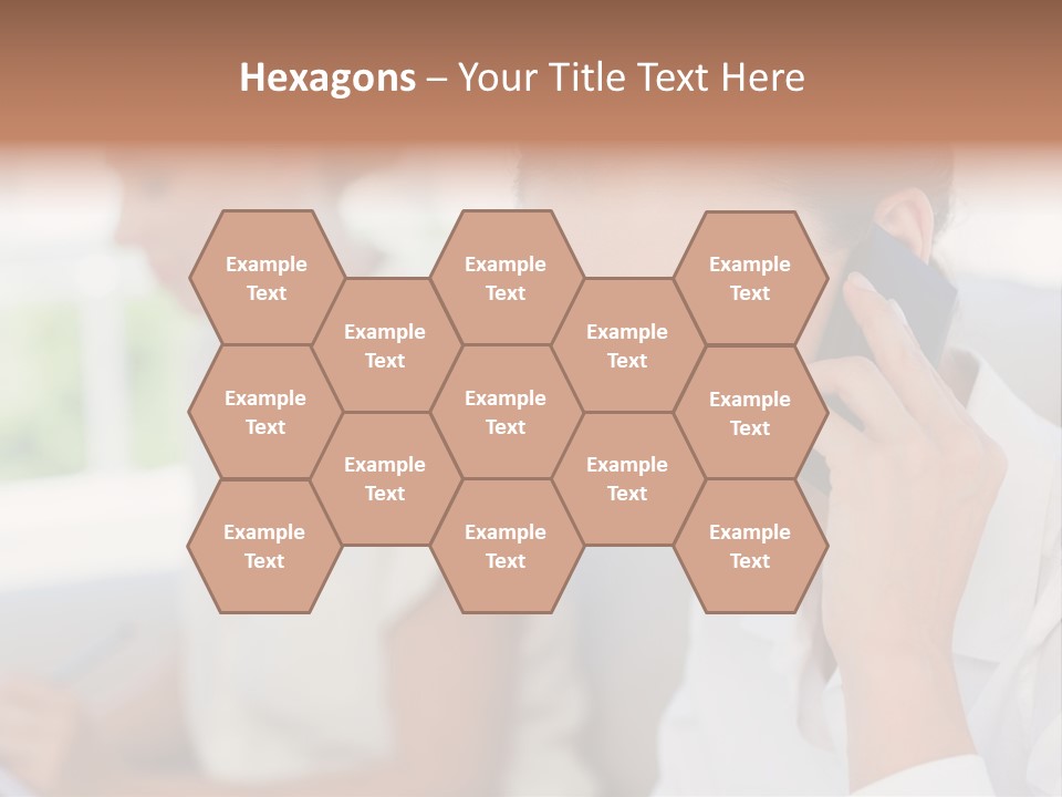 Happy Elegant Portrait PowerPoint Template