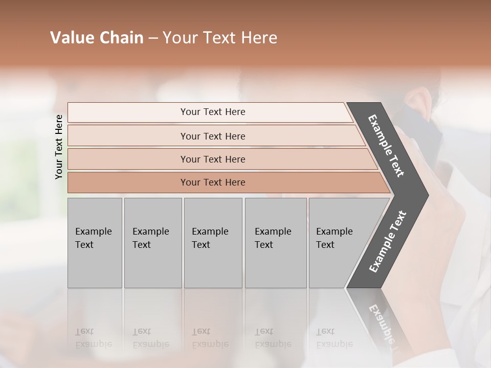 Happy Elegant Portrait PowerPoint Template