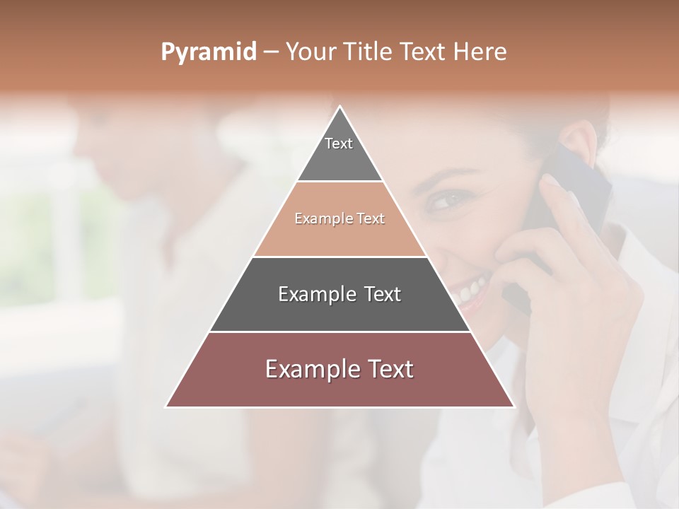 Happy Elegant Portrait PowerPoint Template