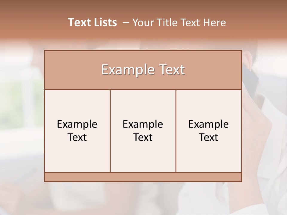 Happy Elegant Portrait PowerPoint Template
