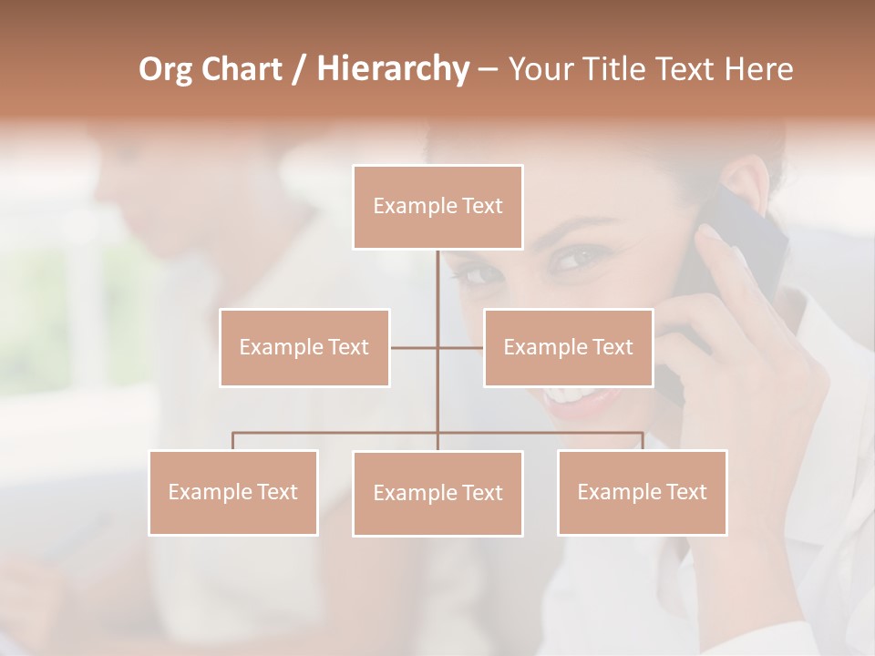 Happy Elegant Portrait PowerPoint Template