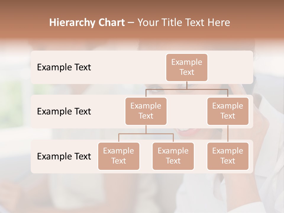 Happy Elegant Portrait PowerPoint Template