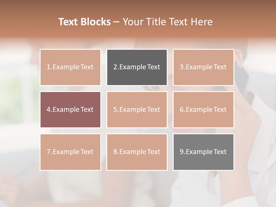 Happy Elegant Portrait PowerPoint Template