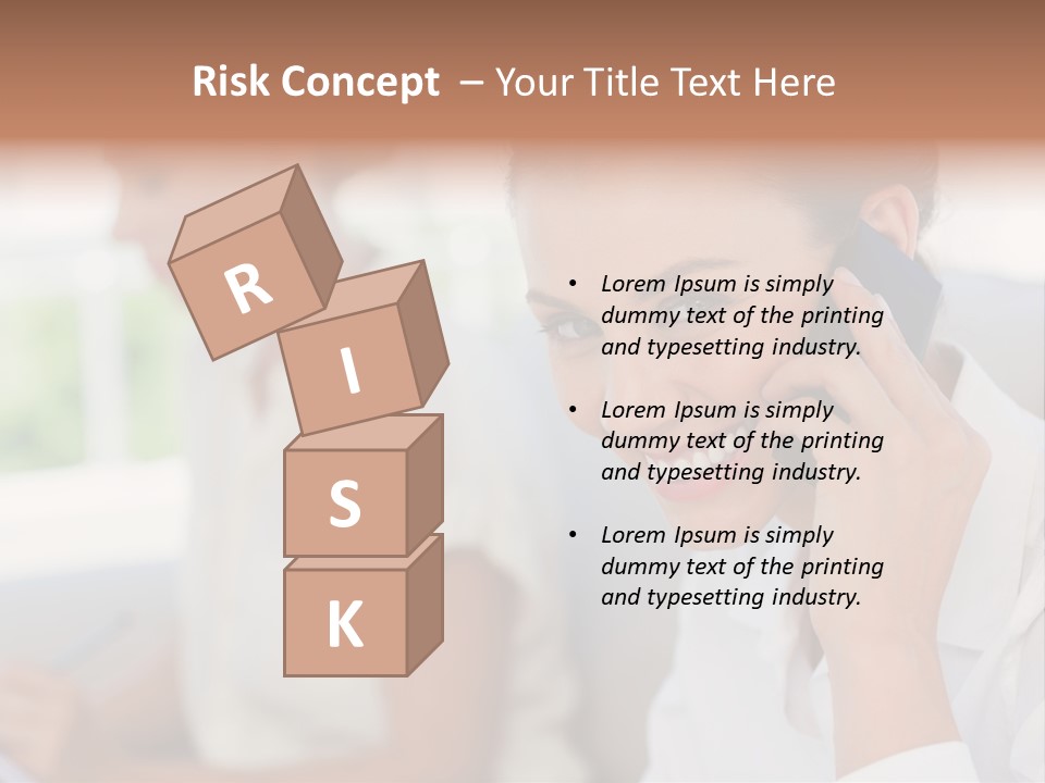 Happy Elegant Portrait PowerPoint Template