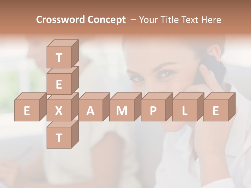 Happy Elegant Portrait PowerPoint Template