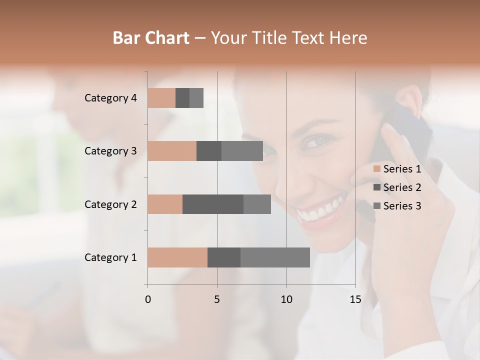 Happy Elegant Portrait PowerPoint Template