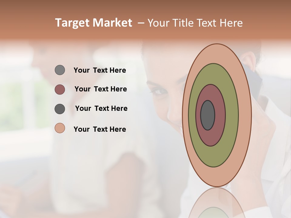 Happy Elegant Portrait PowerPoint Template