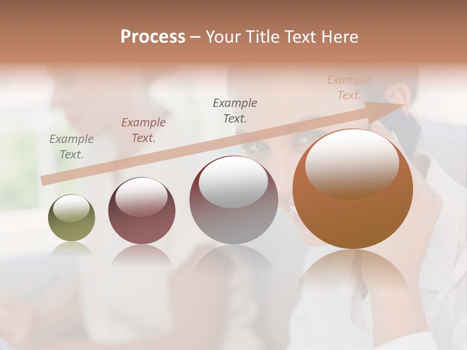 Happy Elegant Portrait PowerPoint Template