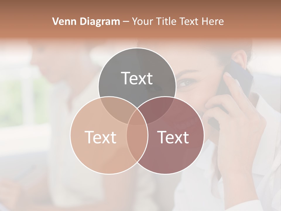 Happy Elegant Portrait PowerPoint Template