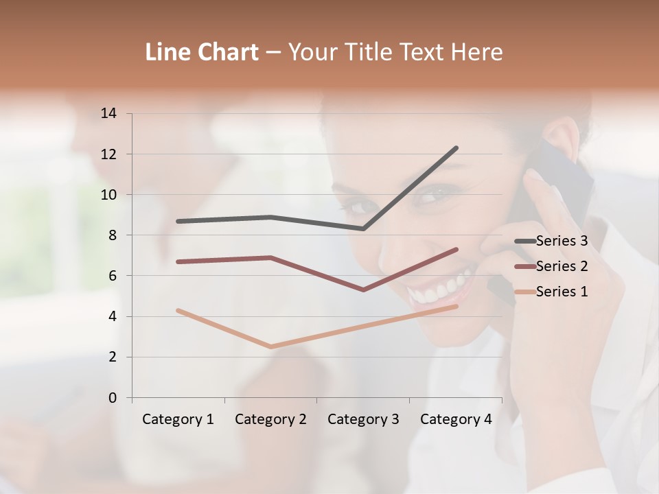 Happy Elegant Portrait PowerPoint Template