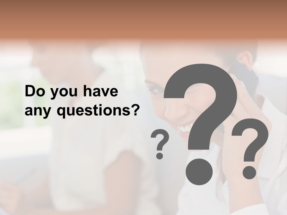 Happy Elegant Portrait PowerPoint Template