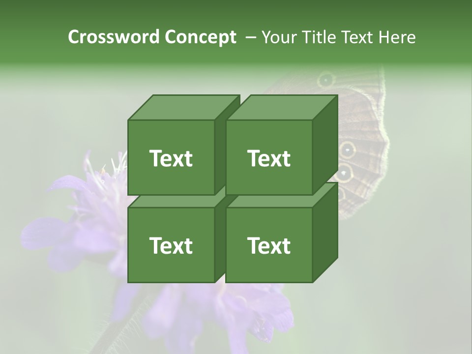 Woodland Petal Blossom PowerPoint Template
