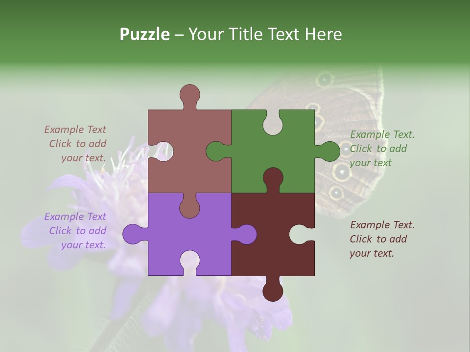 Woodland Petal Blossom PowerPoint Template