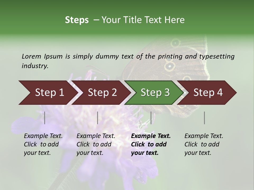Woodland Petal Blossom PowerPoint Template