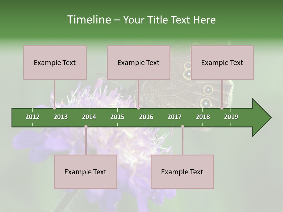 Woodland Petal Blossom PowerPoint Template