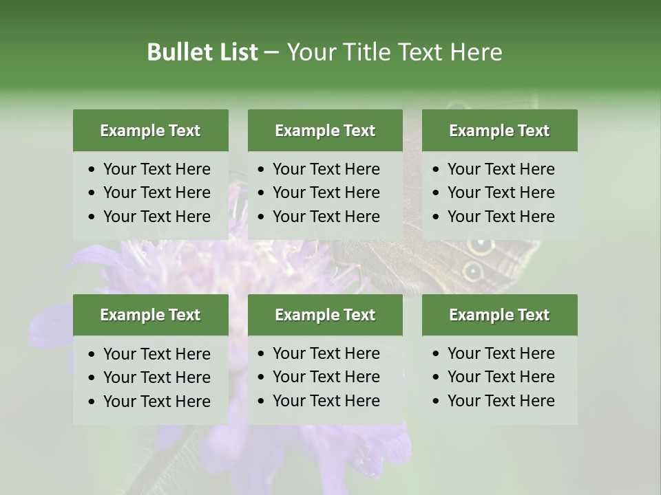 Woodland Petal Blossom PowerPoint Template