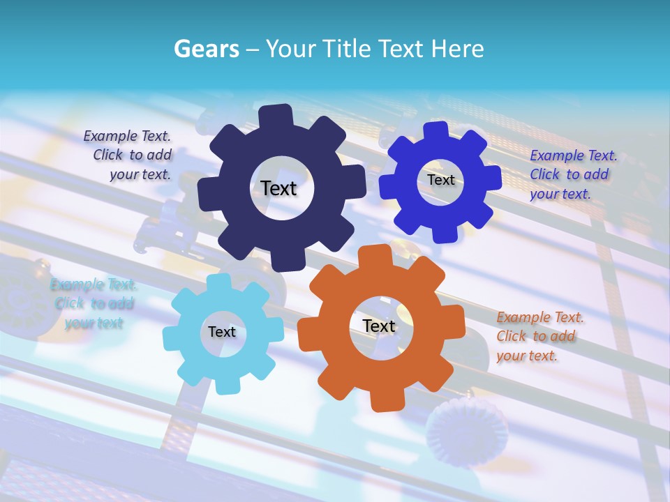 Industry Newspaper Litho PowerPoint Template