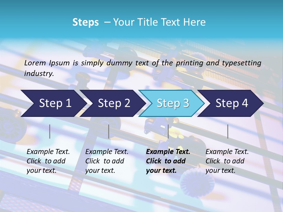 Industry Newspaper Litho PowerPoint Template