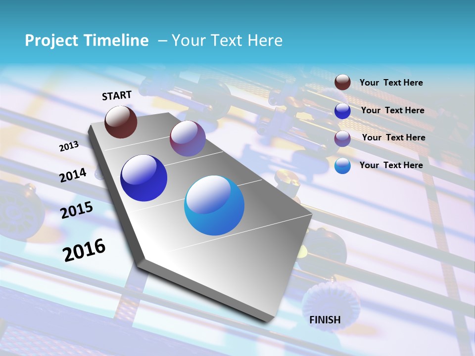 Industry Newspaper Litho PowerPoint Template
