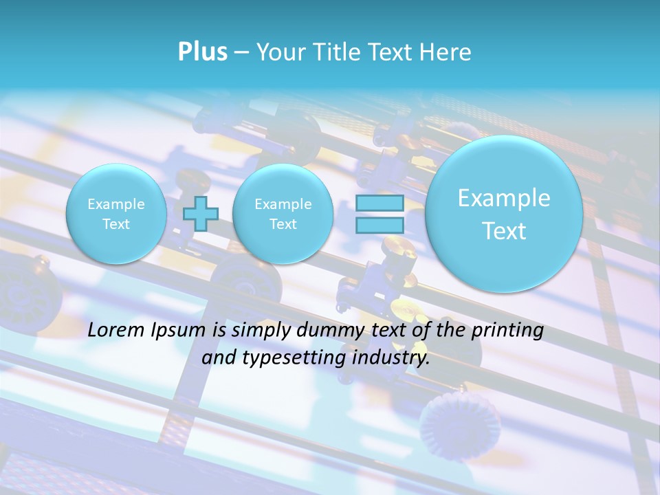 Industry Newspaper Litho PowerPoint Template