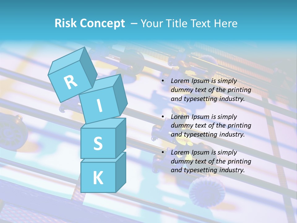 Industry Newspaper Litho PowerPoint Template