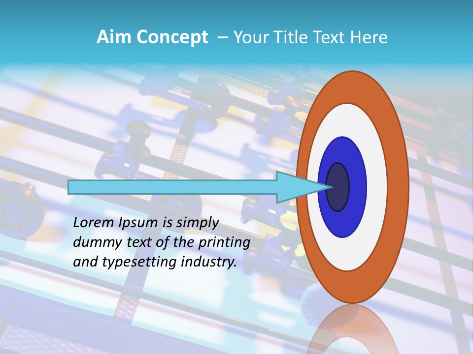 Industry Newspaper Litho PowerPoint Template