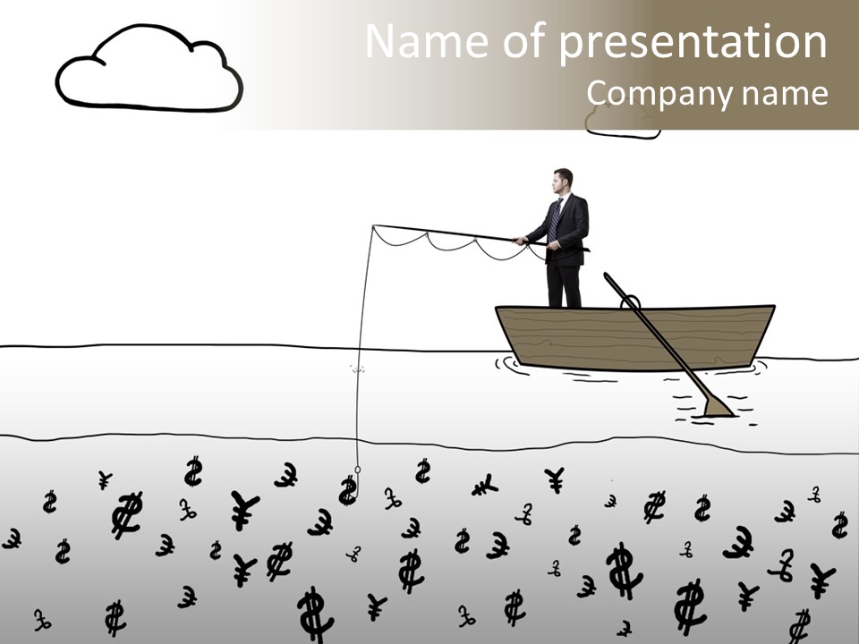 Corporate Money Humor PowerPoint Template