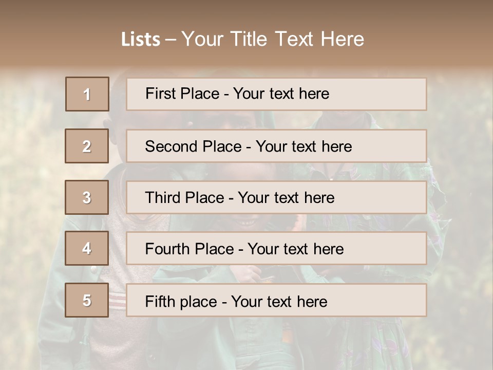 Young Human Nature PowerPoint Template
